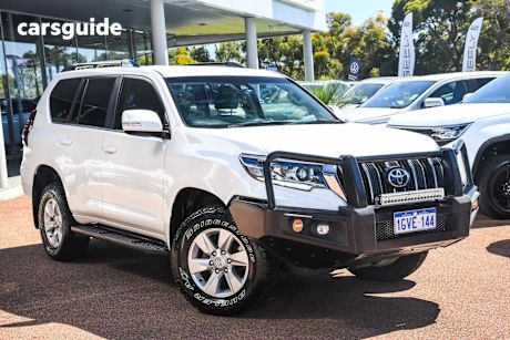 White 2019 Toyota Landcruiser Prado SUV GXL 4X4