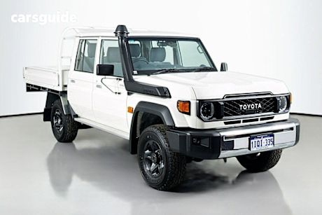 White 2025 Toyota Landcruiser Double Cab Chassis Lc79 Gxl + Diff Locks