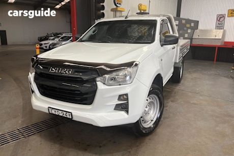 White 2023 Isuzu D-MAX Cab Chassis Sx (4X2) High-Ride