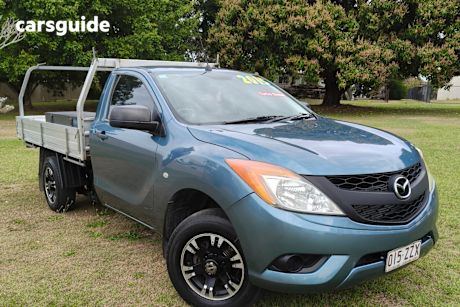 Blue 2015 Mazda BT-50 Cab Chassis Xt (4X2)