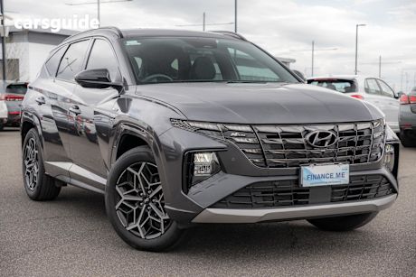 Grey 2022 Hyundai Tucson SUV HIGHLANDER N LINE F