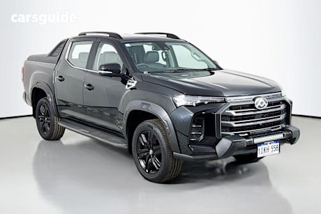 Black 2024 LDV T60 Double Cab Utility Max Luxe (4X4)
