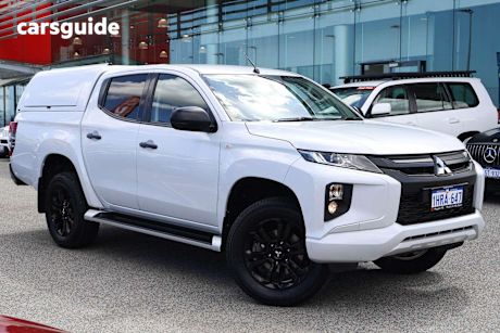 White 2022 Mitsubishi Triton Ute Tray GLX-R 4X4