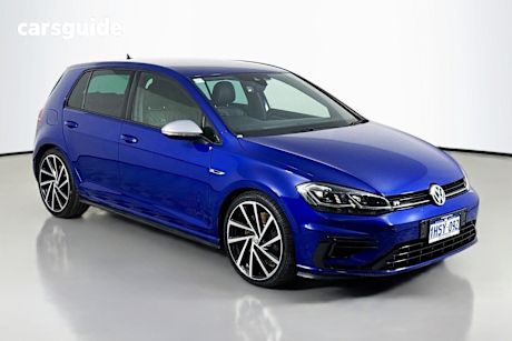 Blue 2019 Volkswagen Golf Hatchback R