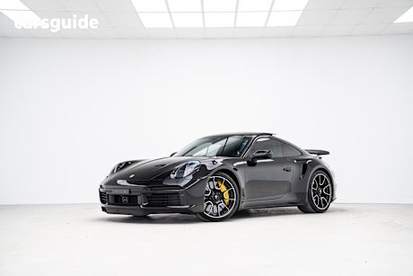 Black 2021 Porsche 911 Coupe TURBO S 4WD