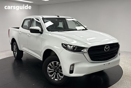 White 2023 Mazda BT-50 Ute Tray XT 4X4