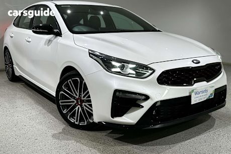 White 2021 Kia Cerato Hatch GT F