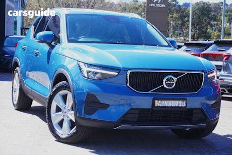 Blue 2023 Volvo XC40 Wagon Ultimate B4 Bright Mhev