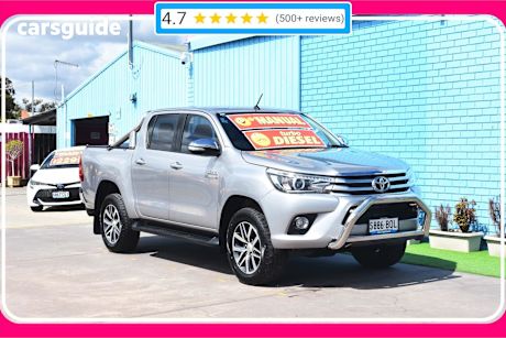 Silver 2016 Toyota Hilux Ute Tray SR5 4X4