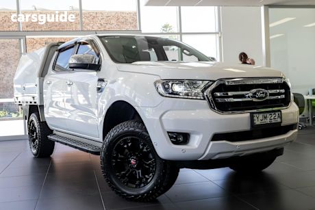 White 2020 Ford Ranger Ute Tray XLT 4X4