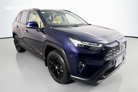 Blue 2024 Toyota RAV4 Wagon Cruiser (2Wd) Hybrid