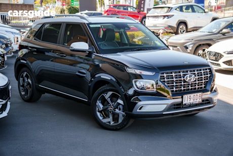 Black 2025 Hyundai Venue SUV ELITE F