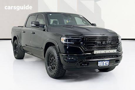 Black 2023 Ram 1500 Crew Cab Utility Limited Rambox (Hybrid)