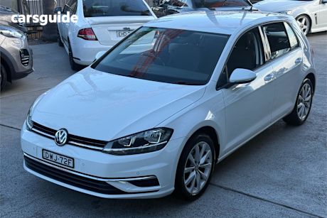 White 2018 Volkswagen Golf Hatch 110TSI COMFORTLINE F