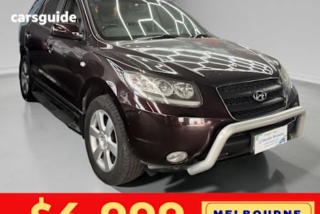 Burgundy 2007 Hyundai Santa FE Wagon Elite Crdi (4X4)