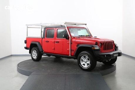 Red 2020 Jeep Gladiator Ute Tray Sport S (4x4)