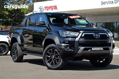Black 2023 Toyota Hilux Ute Tray ROGUE 4X4