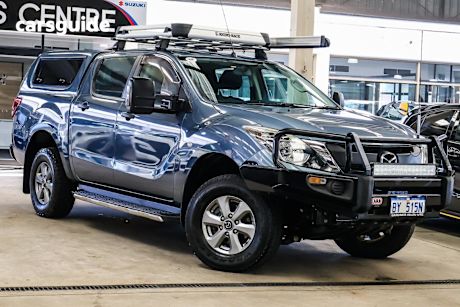 Blue 2016 Mazda BT-50 Ute Tray XT 4X4