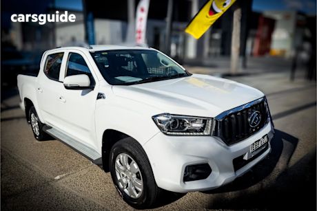 White 2019 LDV T60 Double Cab Utility Pro (4X4)