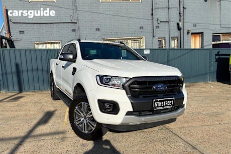 White 2021 Ford Ranger Double Cab Pick Up Wildtrak 2.0 (4X4)