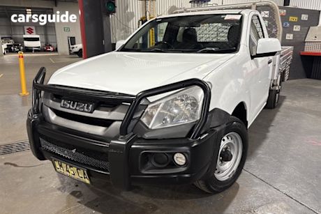 White 2017 Isuzu D-MAX Cab Chassis Sx (4X2)