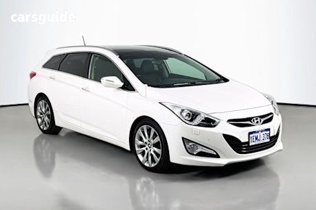 White 2012 Hyundai I40 Wagon Premium