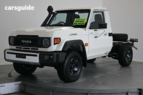 White 2025 Toyota Landcruiser Cab Chassis Lc79 Gxl + Diff Locks