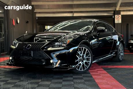 Black 2015 Lexus RC Coupe RC300H SPORTS 2DR COUPE CVT 1SP RWD 2.5I/164KW HYBRID