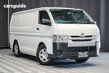 White 2018 Toyota HiAce Van Lwb