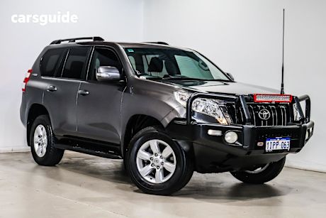 Grey 2017 Toyota Landcruiser Prado SUV GXL 4X4
