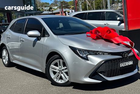 Silver 2021 Toyota Corolla Hatch ASCENT SPORT F