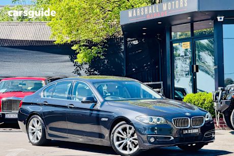 Grey 2015 BMW 520D Sedan Luxury Line