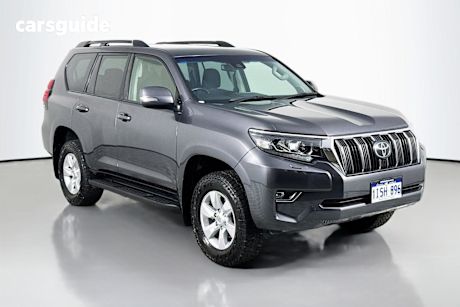 Silver 2020 Toyota Landcruiser Prado Wagon Gxl Flat Tailgate
