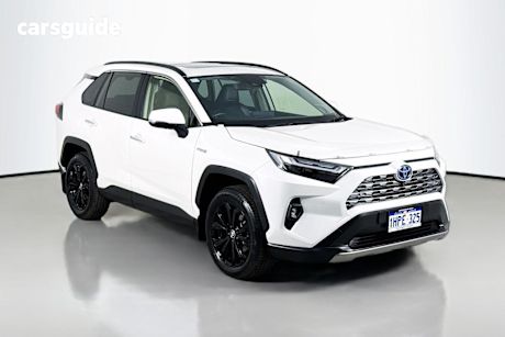 White 2022 Toyota RAV4 Wagon Cruiser (Awd) Hybrid