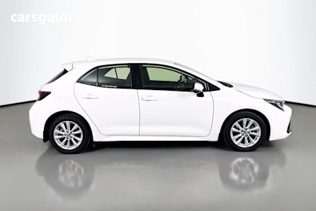 White 2023 Toyota Corolla Hatchback Ascent Sport + Convenience Pk