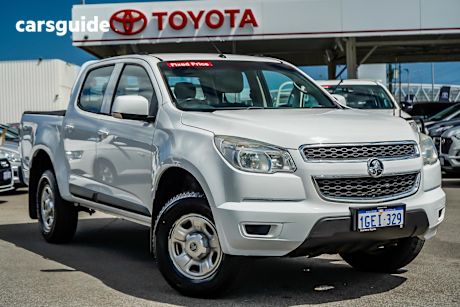 White 2016 Holden Colorado Crew Cab Pickup Ls (4X4)