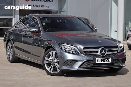 Grey 2019 Mercedes-Benz C-CLASS Sedan C200 R