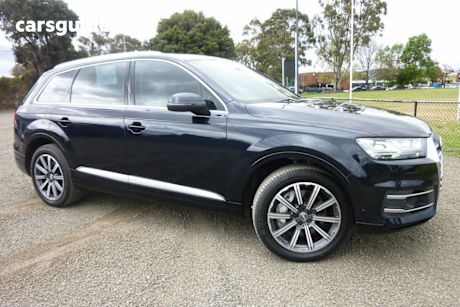 Blue 2016 Audi Q7 Wagon 3.0 Tdi Quattro
