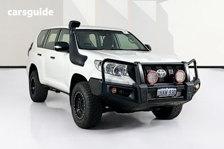 White 2020 Toyota Landcruiser Prado Wagon Gx (4X4)