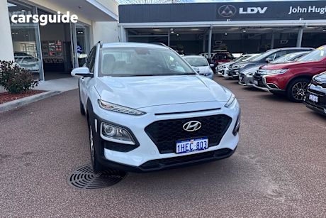 White 2020 Hyundai Kona SUV ACTIVE F