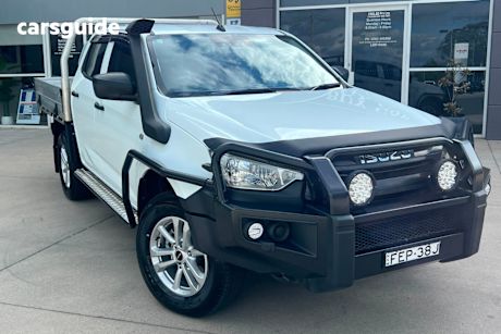 White 2023 Isuzu D-MAX Ute Tray SX HIGH RIDE R