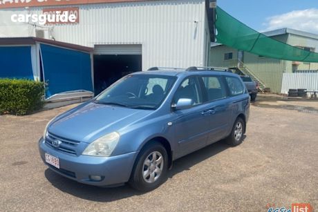 Blue 2009 Kia Grand Carnival SUV EXE F