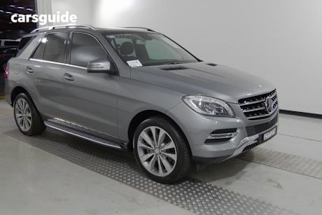 Grey 2014 Mercedes-Benz ML350 Wagon Cdi Bluetec (4X4)