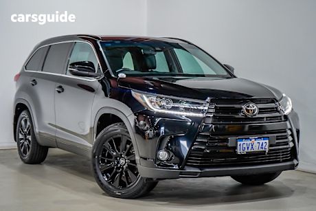 Black 2019 Toyota Kluger Wagon Gxl Black Edition (Awd)