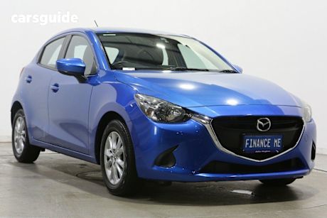Blue 2019 Mazda Mazda2 Hatch MAXX F