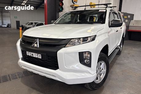 White 2021 Mitsubishi Triton Double Cab Pick Up Glx+ (4X4)