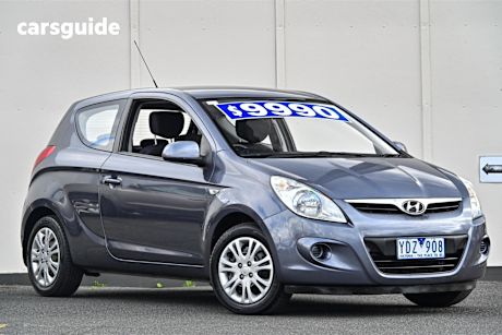Grey 2011 Hyundai I20 Hatch ACTIVE F