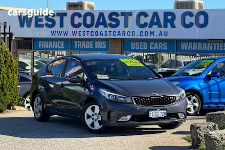Blue 2017 Kia Cerato Sedan S