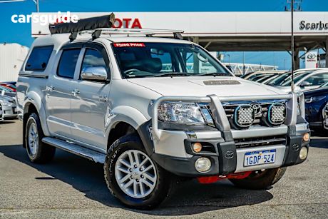 White 2012 Toyota Hilux Ute Tray SR5 4X4