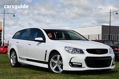 White 2015 Holden Commodore Sportswagon Sv6